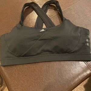 Black Adidas Sports Bra Size Xl
